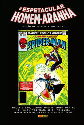 Capa de O Espetacular Homem-Aranha Edição Definitiva Vol. 17, Panini