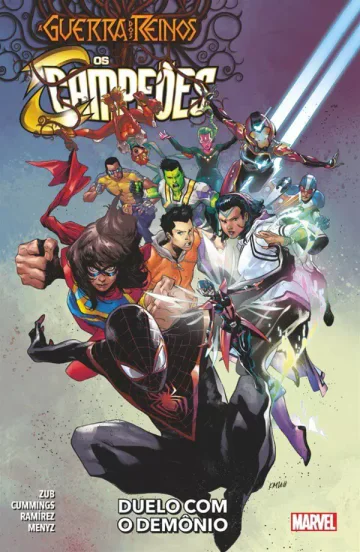 Capa de Os Campeões Vol. 3, Panini