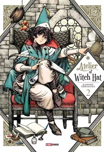 Capa de Atelier Of Witch Hat Vol. 2, Panini