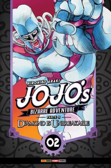 Capa de Jojo's Bizarre Adventure Parte 4: Diamond Is Unbreakable Vol. 2, Panini