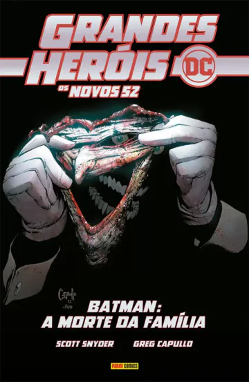 Capa de Grandes Heróis DC: Os Novos 52 Vol. 21 - Batman: A Morte Da Família, Panini