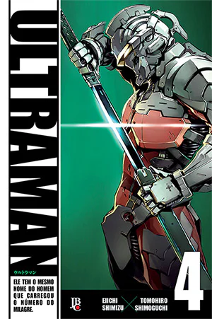 Capa de Ultraman #04, Editora JBC