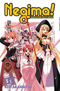 Capa de Negima #31, Editora JBC