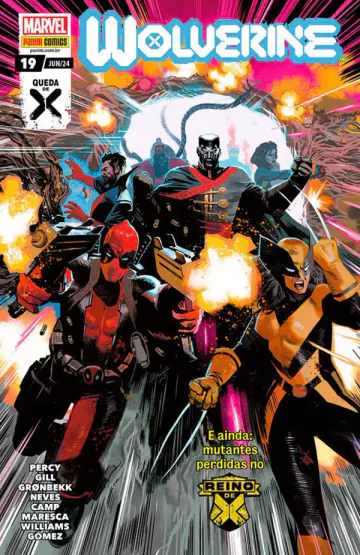 Capa de Wolverine (2022) Vol. 19, Panini