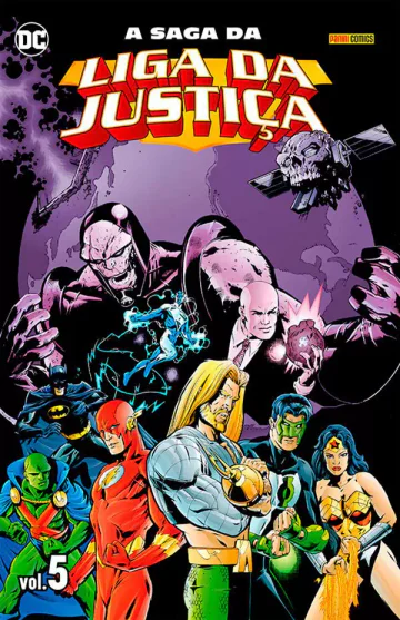 Capa de A Saga Da Liga Da Justiça Vol. 5, Panini