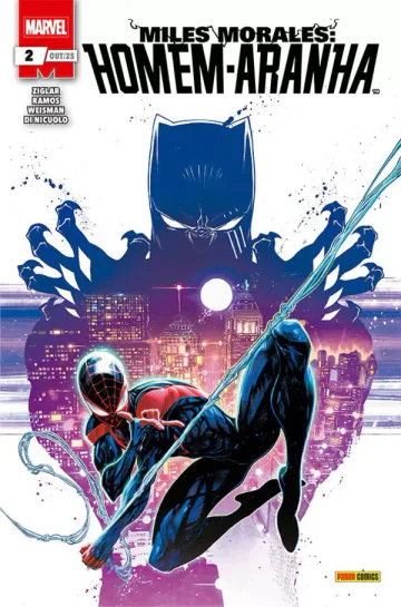 Capa de Miles Morales: Homem-Aranha (2025) 02, Panini
