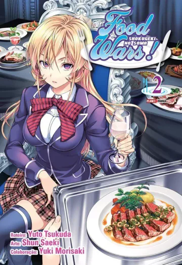 Capa de Food Wars Vol. 2, Panini