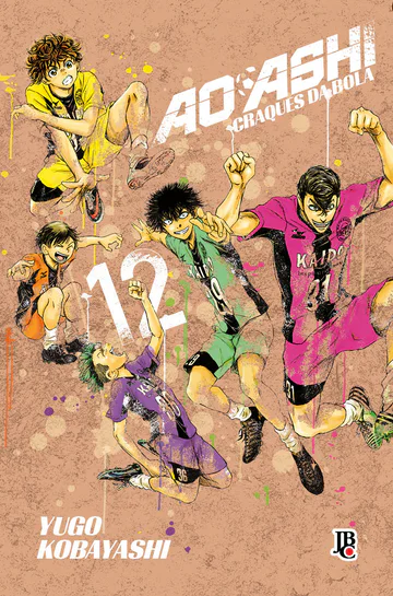 Capa de Ao Ashi - Craques da Bola #12, Editora JBC