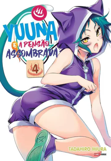 Capa de Yuuna E A Pensão Assombrada Vol. 4, Panini