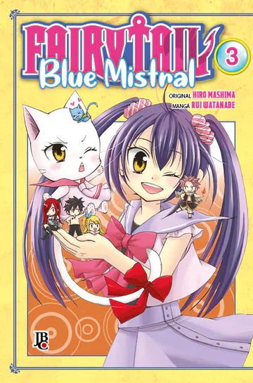 Capa de Fairy Tail Blue Mistral #03, Editora JBC