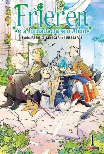 Capa de Frieren E A Jornada Para O Além Vol. 1, Panini