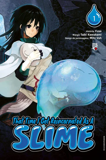 Capa de That Time I Got Reincarnated as a Slime #01, Editora JBC