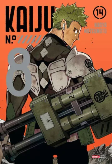 Capa de Kaiju N.° 8 Vol. 14, Panini