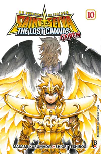 Capa de Os Cavaleiros do Zodíaco: The Lost Canvas Gaiden #10, Editora JBC