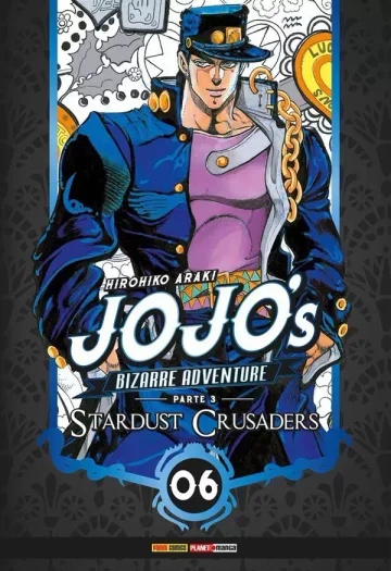 Capa de Jojo's Bizarre Adventure Parte 3: Stardust Crusaders Vol. 6, Panini
