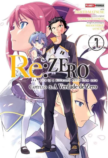 Capa de Re: Zero Capitulo 3 - A Verdade De Zero Vol. 7, Panini