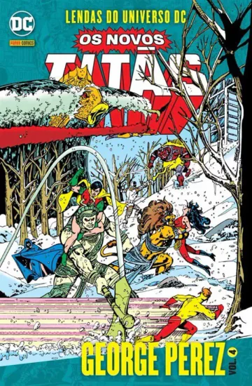 Capa de Os Novos Titãs Por George Pérez Vol. 4, Panini