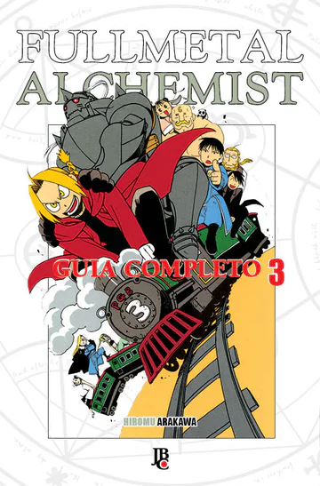 Capa de Fullmetal Alchemist Guia Completo #03, Editora JBC