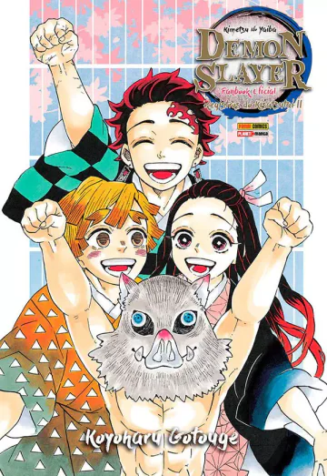 Capa de Demon Slayer - Fanbook Oficial Vol. 2, Panini