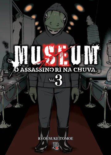 Capa de Museum - O Assassino Ri na Chuva #03, Editora JBC