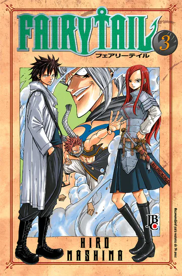 Capa de Fairy Tail #03, Editora JBC