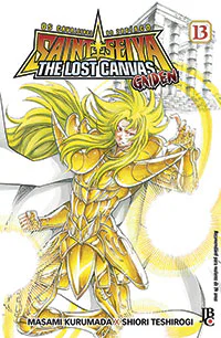 Capa de Os Cavaleiros do Zodíaco: The Lost Canvas Gaiden #13, Editora JBC