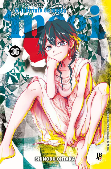 Capa de Magi: O Labirinto da Magia #36, Editora JBC